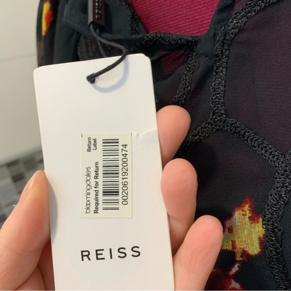 NWT Reiss Rakel Floral Mini Dress 2NWT - Picture 15 of 16